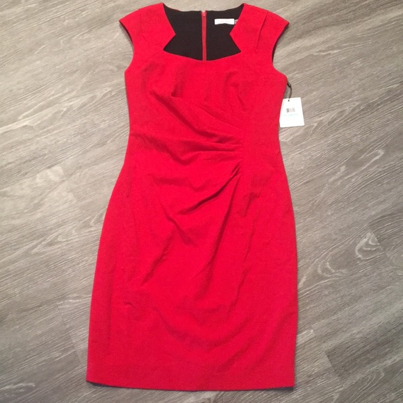 Calvin Klein Dresses & Skirts - NWT Red Calvin Klein Dress 😍🔥